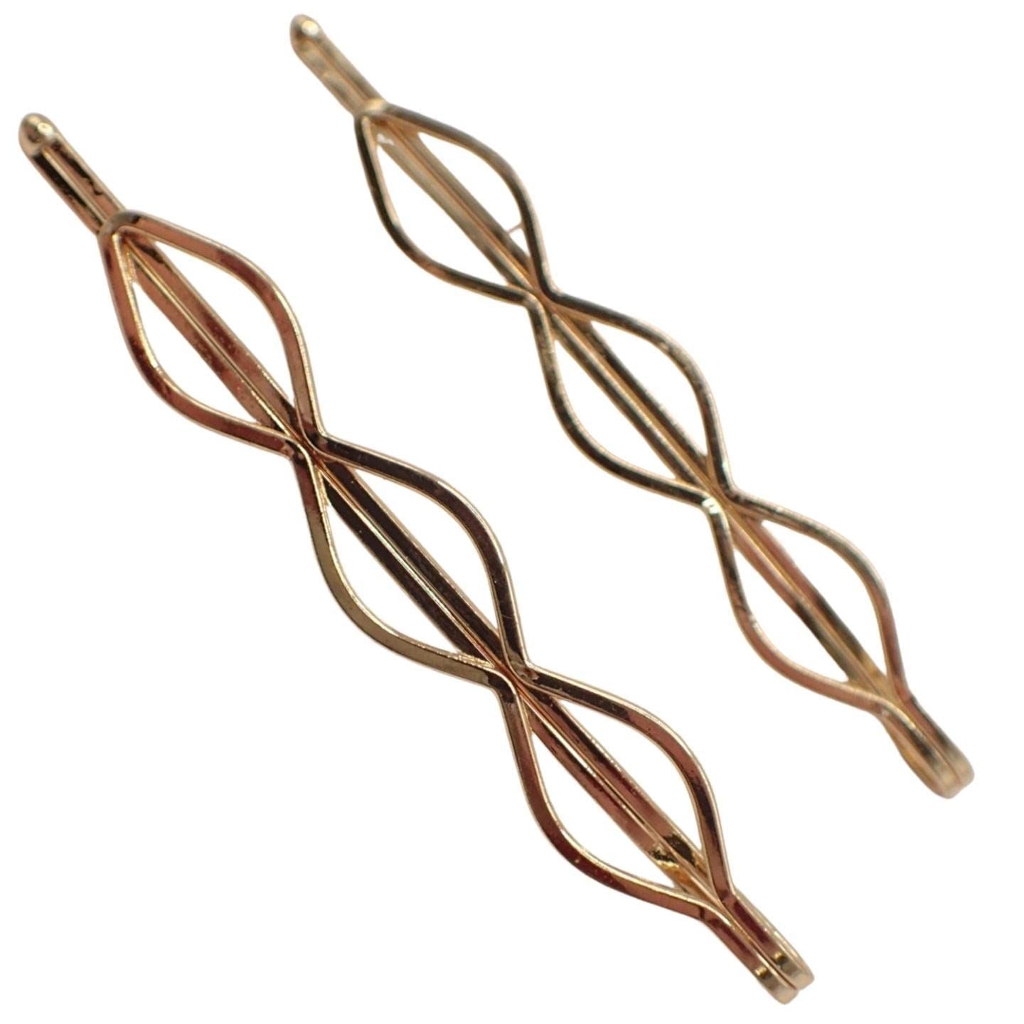 Decorative Geometric & Other Patterns Metal Hair slides, Hair Grip, Clip, Simple & Cute, Unisex Hair Accessories